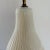 Mid 20th Century Mid-Century Murano Glass Table Lamp in Ribbed Gourd-Form of White Opalescent For Sale - Image 5 of 8