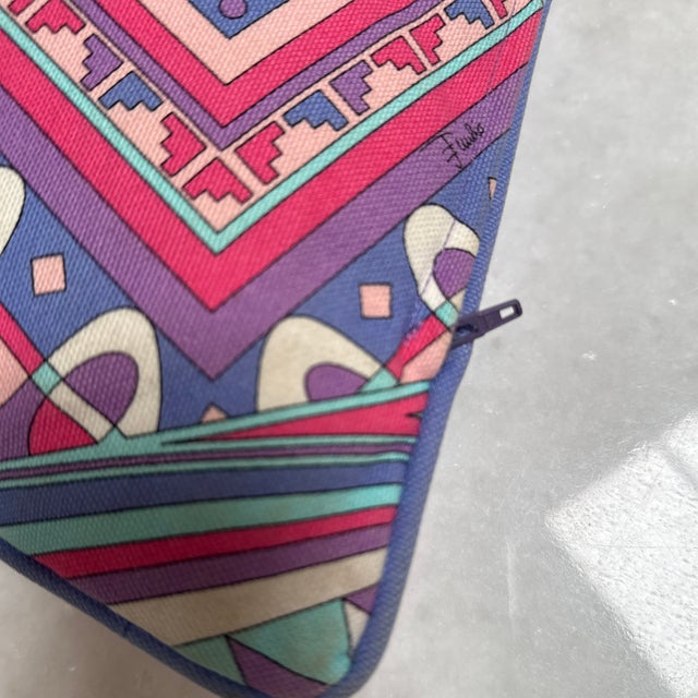 Italian Emilio Pucci Kaleidoscope Throw Pillow For Sale - Image 3 of 12
