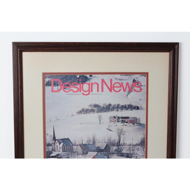 1972 Design News Magazine Cover, December | Graphic Design Wall Art For Sale In Lexington, KY - Image 6 of 11