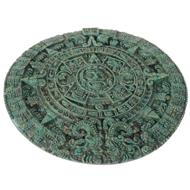Vintage Aztec Mayan Sun Stone Calendar Circa 1970 #39 s Chairish