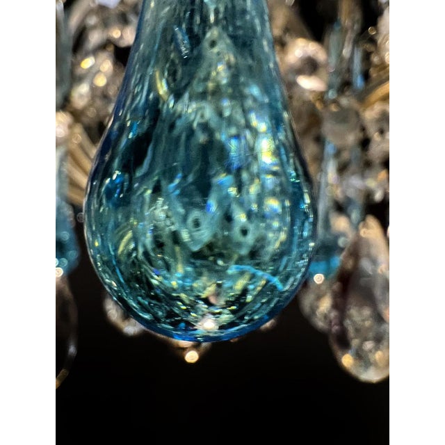 Greta Gargo Tears Murano Chandelier, 1950s For Sale - Image 15 of 17