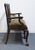 Late 20th Century Henredon Furniture Solid Mahogany Traditional Chippendale Style Settee For Sale - Image 5 of 9