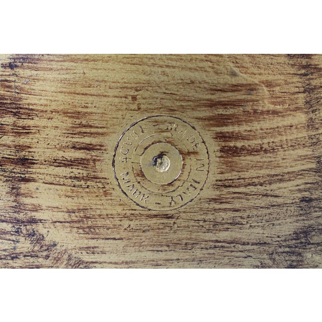 Gold Vintage Italian Wastebasket For Sale - Image 8 of 8