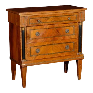 Small Italian Chest With One Small Drawer and Two Larger Drawers