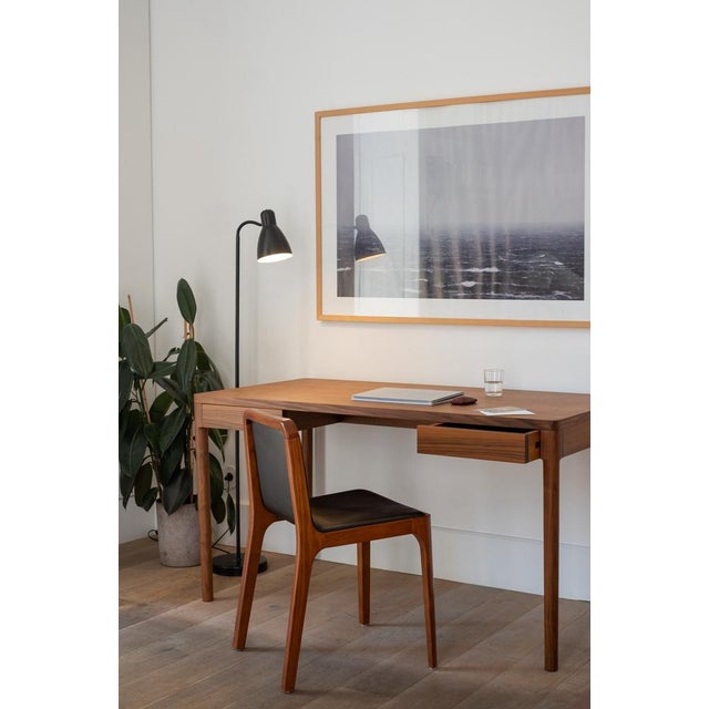 Minimalist Modern Work Desk in Walnut by Pedro Sotomayor For Sale - Image 9 of 12
