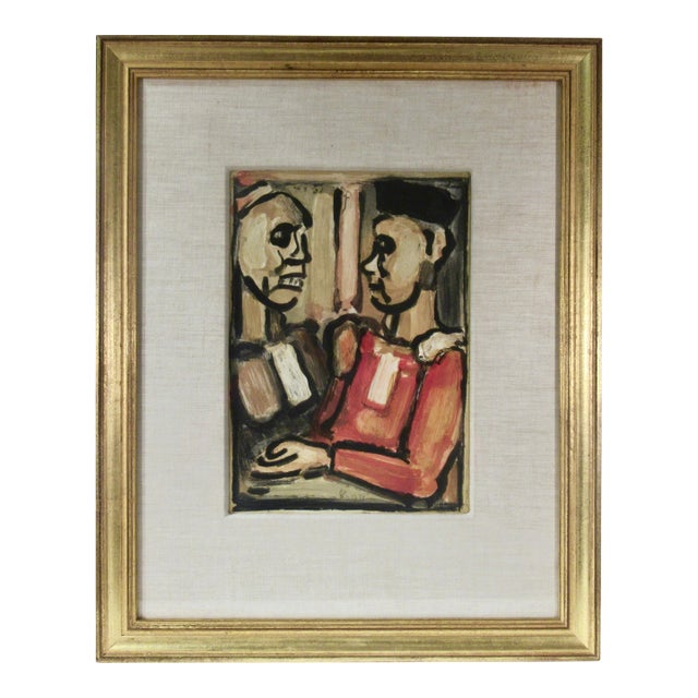 Georges Rouault "Juges" From The Suite "Les Fleurs Du Mal"" 1938 Reproduction Print For Sale