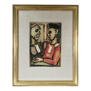 Georges Rouault "Juges" From The Suite "Les Fleurs Du Mal"" 1938 Reproduction Print