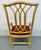 Vintage Faux Bamboo Rattan Dining Chairs - Set of 8 For Sale In Philadelphia - Image 6 of 9
