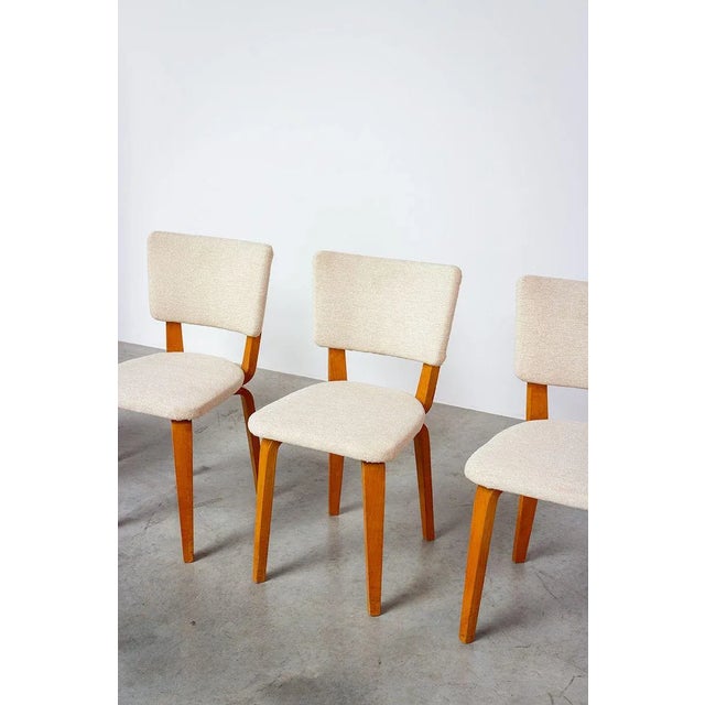 Mid-Century Modern Plywood Multiplex Dining Chairs by Cor Alons & J.C. Jansen for C. de Boer, 1950s, Set of 4 For Sale - Image 3 of 9