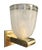 Italian 1950s Italian Mid-Century Murano Glass & Brass Sconces. Barovier E Toso - Set of Six For Sale - Image 3 of 8