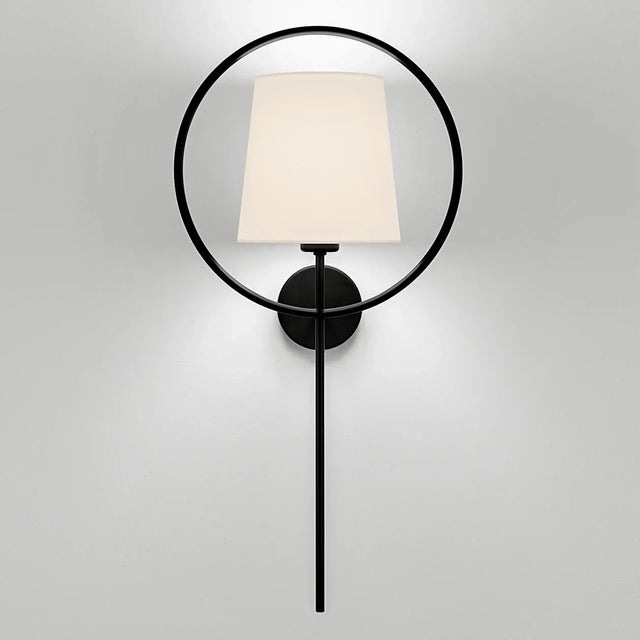 Art Deco Satin Black Cirque Du Soleil Wall Light For Sale - Image 3 of 4