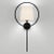 Art Deco Satin Black Cirque Du Soleil Wall Light For Sale - Image 3 of 4