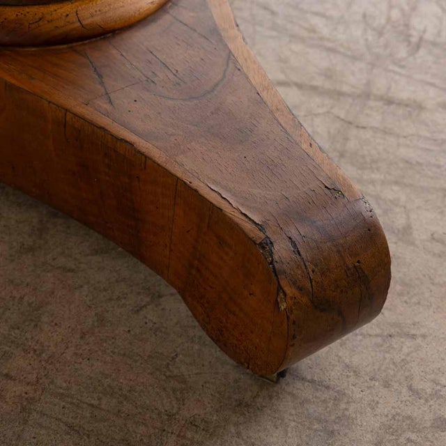 19th Century French Oak and Marble Center Table For Sale - Image 13 of 16
