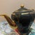 Art Deco Vintage Sadler Black and Gold Ceramic Teapot For Sale - Image 3 of 5