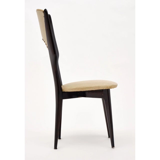 Black Mid-Century Dining Chairs For Sale - Image 8 of 10