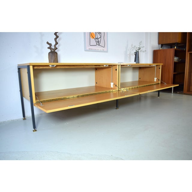 1960s Vintage Sideboard in Ash Wood from Veb Deutsche Werkstätten Hellerau, 1962 For Sale - Image 5 of 8
