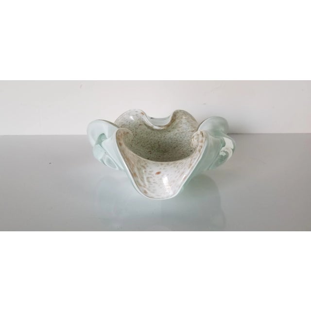 Beautiful Murano art glass ashtray hand made in Italy during the wild and wonderful days of the hippie. This upscale...