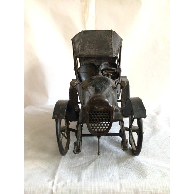 1950s Metal Car Sculpture For Sale - Image 4 of 11