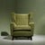 Mid-Century Modern Italian Lounge Chair in Forest Green Dedar Upholstery, Italy For Sale - Image 3 of 11