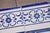 1920s Antique Art Deco Portuguese Blue & White Border Tiles Set of 7 For Sale - Image 9 of 11