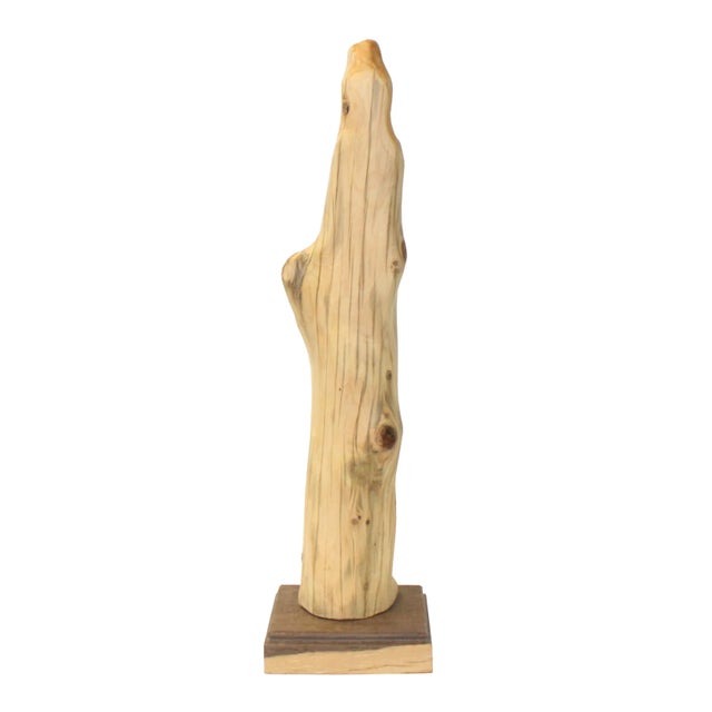 Chinese Chinese Cypress Wood Carved Bodhisattva Kwan Yin Tara Statue For Sale - Image 3 of 5