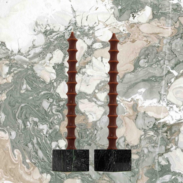 Hand-poured beeswax candles inspired by the graceful silhouettes of traditional bamboo pagodas. Made with 100% natural...