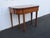 Mahogany Inlay Console Card Dinette Dining Extension Table 6082 For Sale - Image 12 of 17