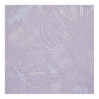 Schumacher X Clements Ribeiro Haven Wallpaper in Lilac - 10 Yards For Sale