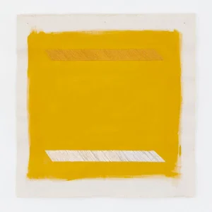 Mustard Yellow Abstract 16" Fine Art Print by Emily Keating Snyder