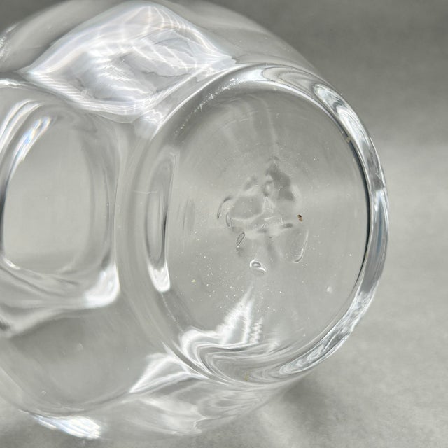 Vintage 1980’s Simon Pearce “Shelburne” Hand Blown Glass Vase For Sale - Image 9 of 9