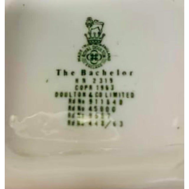 Ceramic 1960s "The Bachelor" Royal Doulton Retired Figurine For Sale - Image 7 of 8