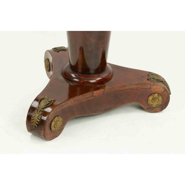 Vintage Walnut Table, Italy, 1950s For Sale - Image 3 of 8