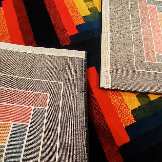 Geometric Rug in Wool by Missoni for T&J Vestor, 1980s For Sale - Image 11 of 13