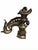 Late 19th Century Antique French Rococo Revival Bronze Chenets Andirons – Pair For Sale - Image 5 of 11