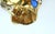 Antigona Paris Gold Plated Sculptural Earrings With Blue Cabochons, a Pair For Sale - Image 10 of 12
