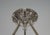 Silver French Art Deco Pendant Light by Degue 1930 France For Sale - Image 8 of 10