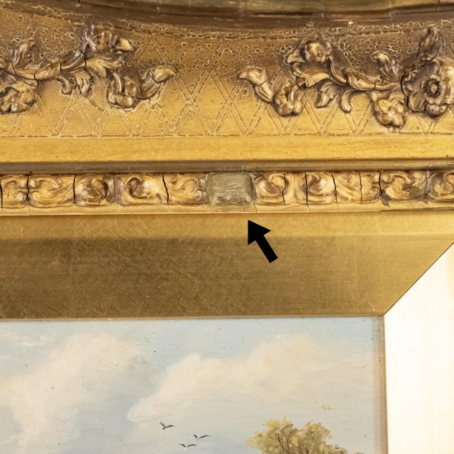 John Frederick Herring Jr. (British, 1815–1907), “Farmyard With Horses, Ducks and Roosters,” Oil on Canvas For Sale - Image 11 of 18