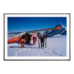 Toni Frissell 'Landing at the Haute Route' Archival Pigment Print Framed in Black