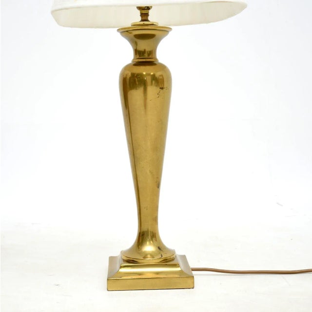 Vintage Brass Table Lamps, 1970s, Set of 2 For Sale - Image 6 of 9