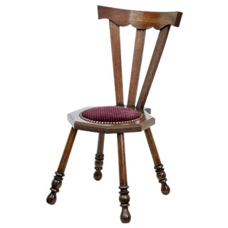 Early 20th Century Oak Arts and Crafts Childs Chair, 1920s For Sale