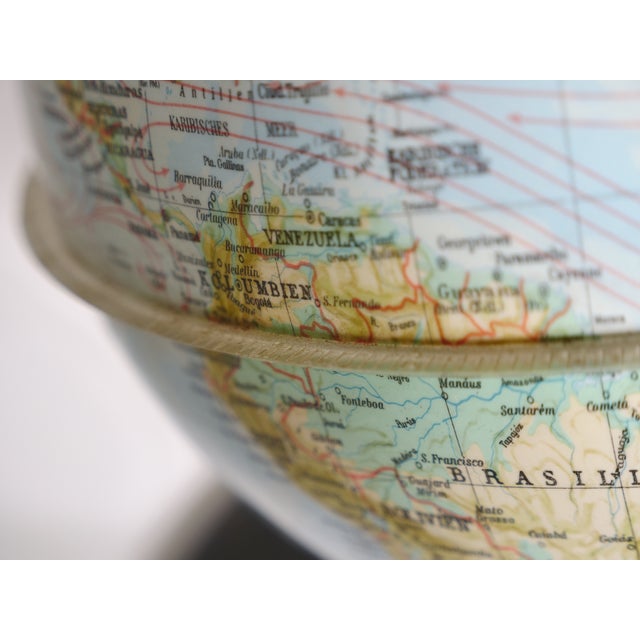 Metal Space Age Illuminated Globe by Marco Polo for Südwest Verlag, 1970s For Sale - Image 7 of 18