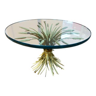 Mid Century Wheat Table Attributed to Coco Chanel For Sale