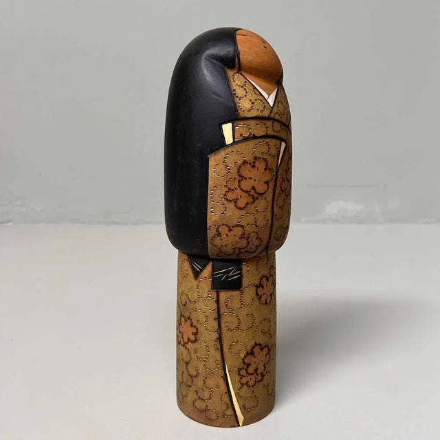Vintage Sosaku Kokeshi by Inosuke Kobayashi, Japan, 1960s For Sale - Image 6 of 9