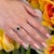 Natural Quality Sapphire and Diamond 6.5 Ring Size 14k Y Gold 2.84 TCW Certified $3,950 311703 This is a Unique Custom...