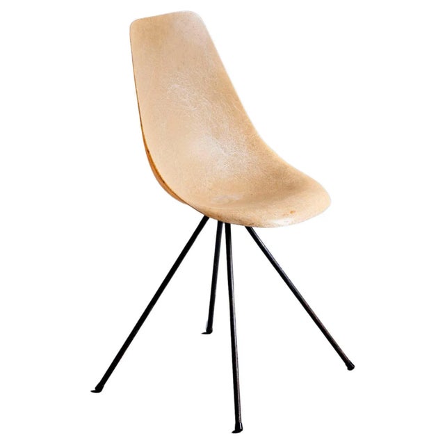French Fiberglass Chair by Jean-René Picard for S.E.T.A, 1950s For Sale - Image 13 of 13