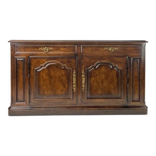 Late 20th Century Henredon "Four Centuries" French Provincial Solid Ash Sideboard / Buffet For Sale