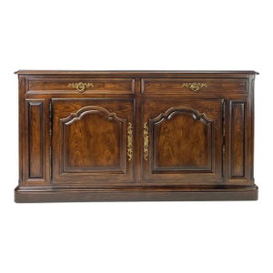 Late 20th Century Henredon "Four Centuries" French Provincial Solid Ash Sideboard / Buffet