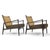 Mid 20th Century Ib Kofod-Larsen Cane-Back Lounge Chair (Pair) For Sale - Image 5 of 11
