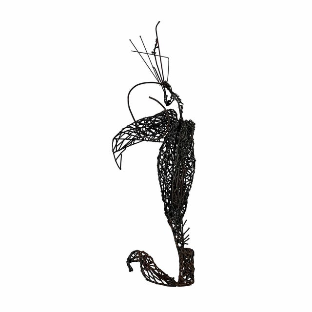 Mid-Century Modern Mid Century Wire Sculpture For Sale - Image 3 of 6