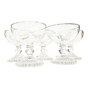 Full Bling Champagne Coupes- Set of Eight